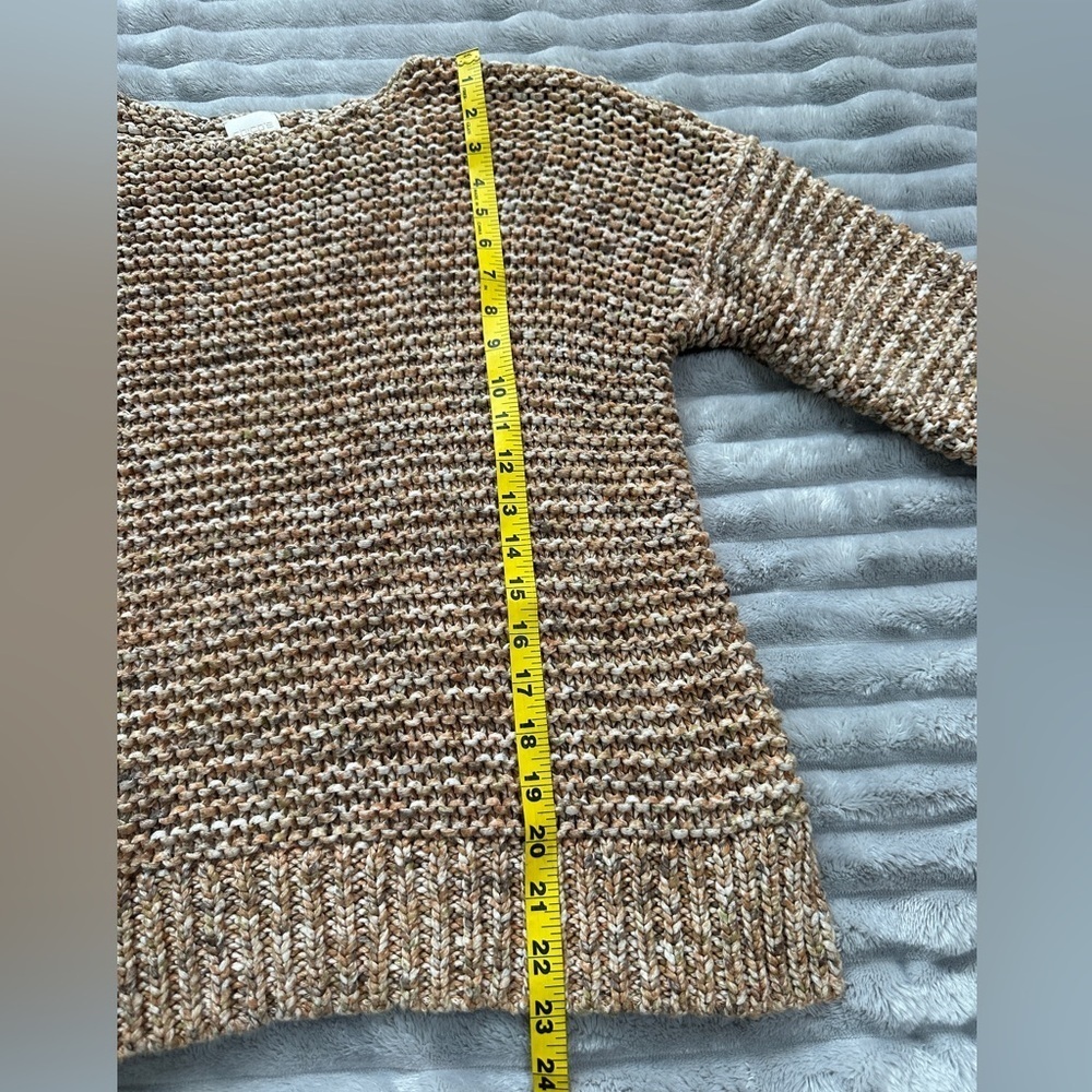 Chicos 100% cotton Chunky Elbow sleeve warm cold sweater - Picture 6 of 7